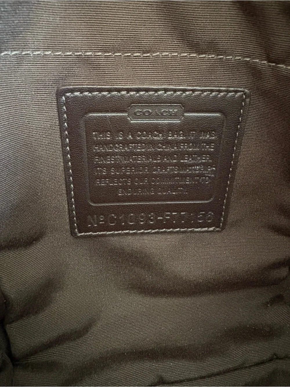 Auth Y2K COACH Diaper Bag
